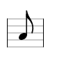 eine Achtelnote