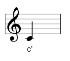 eingestrichenes c